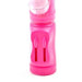 8.75-inch Jelly Pink Multi-speed Rabbit Vibrator With Metal Beads - Peaches and Screams