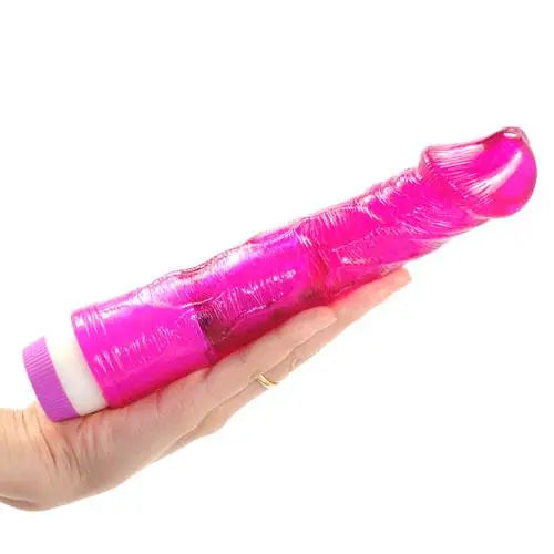 8.75-inch Jelly Purple Multi-speed Bendable Penis Vibrator - Peaches and Screams