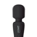 8.75 - inch Pipedream Silicone Black Rechargeable Magic Wand Vibrator - Peaches and Screams