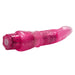 8 - inch Colt Jelly Pink Bendable Waterproof Penis Vibrator - Peaches and Screams
