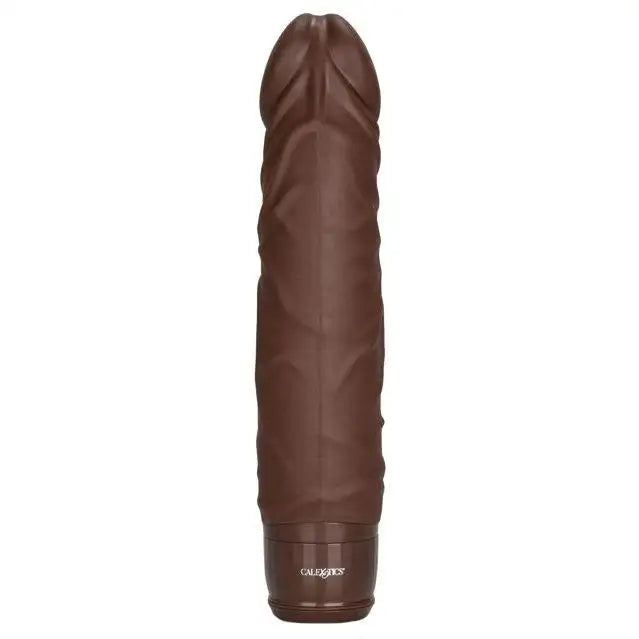 8 - inch Colt Silicone Flesh Brown Penis Vibrator With 7 - functions - Peaches and Screams