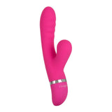 8 inch colt silicone multi speed pucker rabbit vibrator - peaches and screams