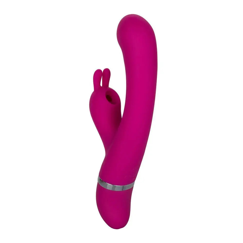 8 - inch Colt Silicone Pink Multi - speed Rabbit Vibrator With 12 - functions - Peaches and Screams