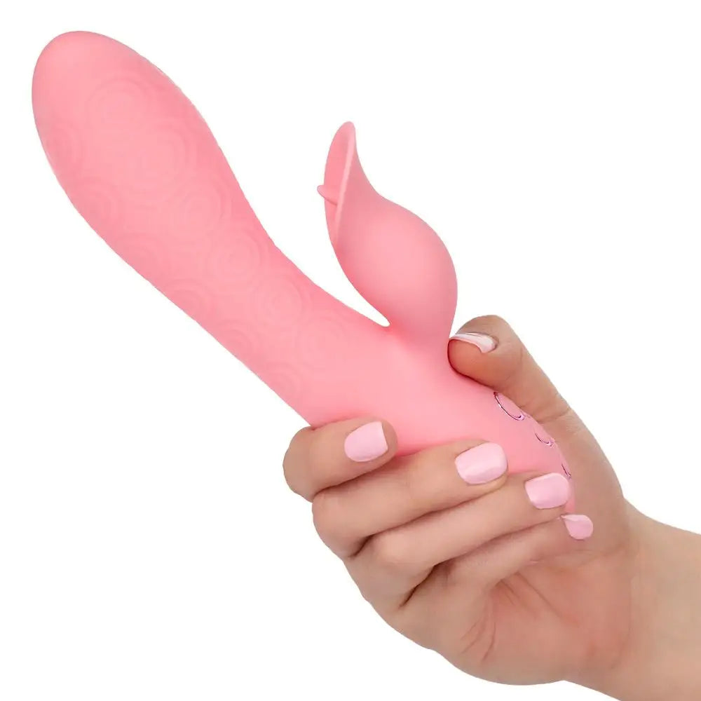 8-inch Colt Silicone Pink Rechargeable Clitoral Vibrator - Peaches and Screams