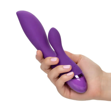 8 - inch Colt Silicone Purple Multi - speed Rechargeable Rabbit Vibrator - Peaches and Screams