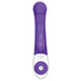 8-inch Purple Bendable Rechargeable G-spot Rabbit Vibrator With Clit Stim - Peaches and Screams