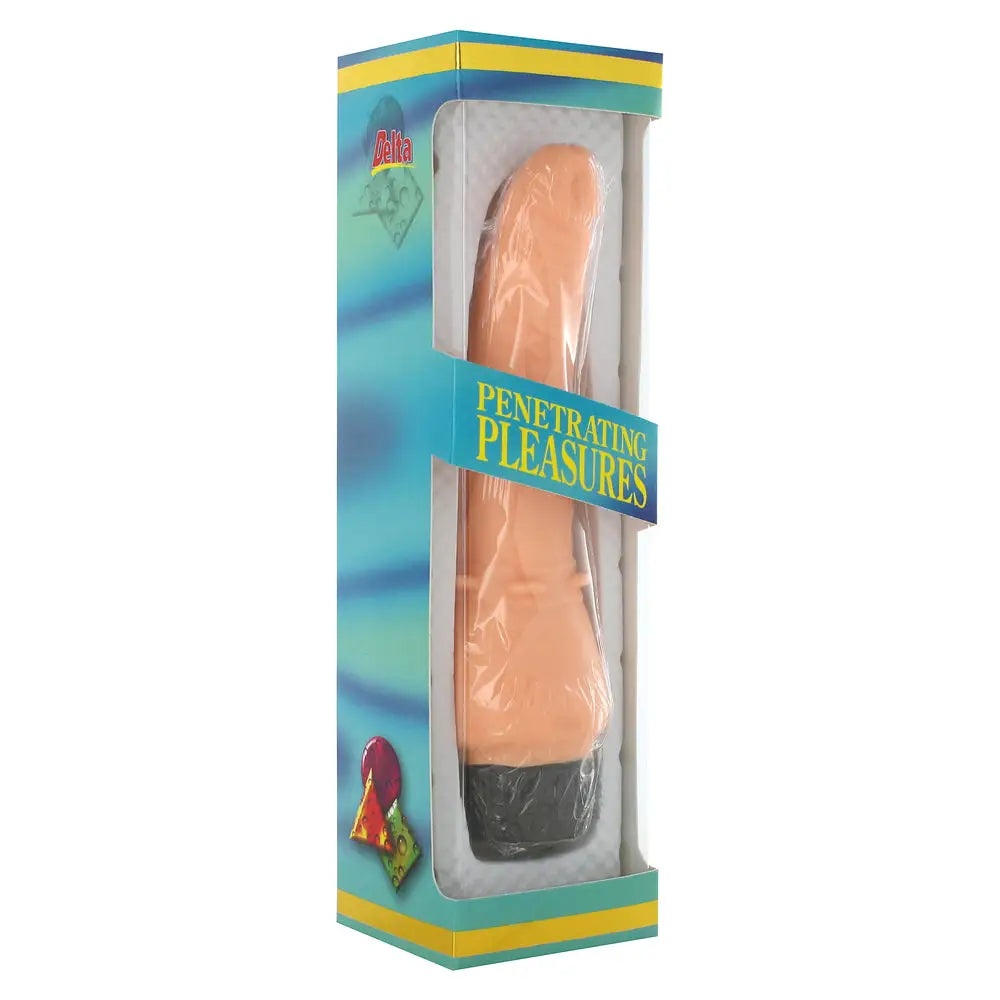8 - inch Seven Creations Flesh Pink Multi Speed Realistic Vibrator - Peaches and Screams