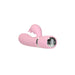 9.4-inch Bms Enterprises Silicone Rechargeable Pink Rabbit Vibrator - Peaches and Screams