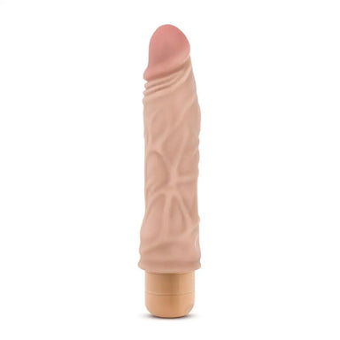 9 - inch Blush Novelties Flesh Pink Realistic Penis Dildo With Vein Details - Peaches and Screams