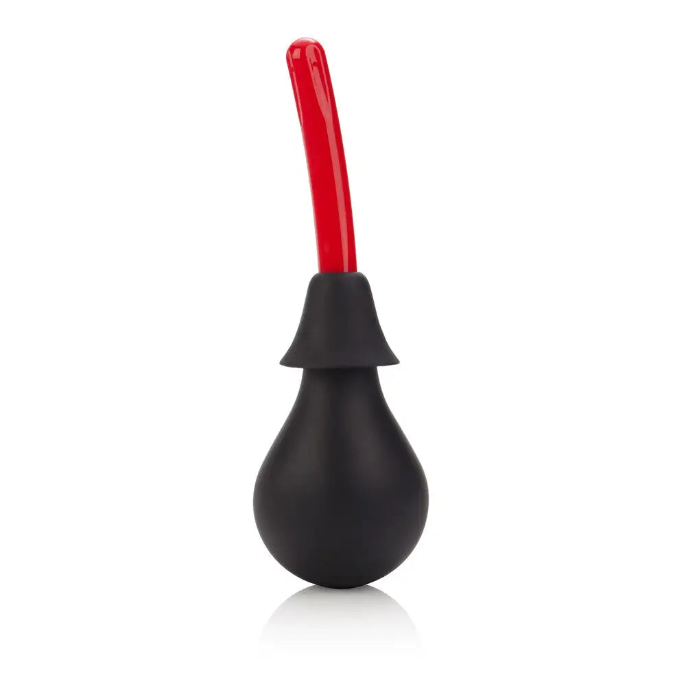 9-inch California Exotic Black Ultra Anal Douche With Bulb - Peaches and Screams