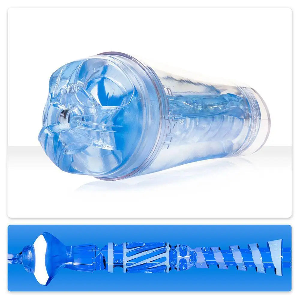 9 inch fleshlight realistic feel blue male masturbator - peaches and screams