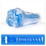 9 inch fleshlight realistic feel blue male masturbator - peaches and screams