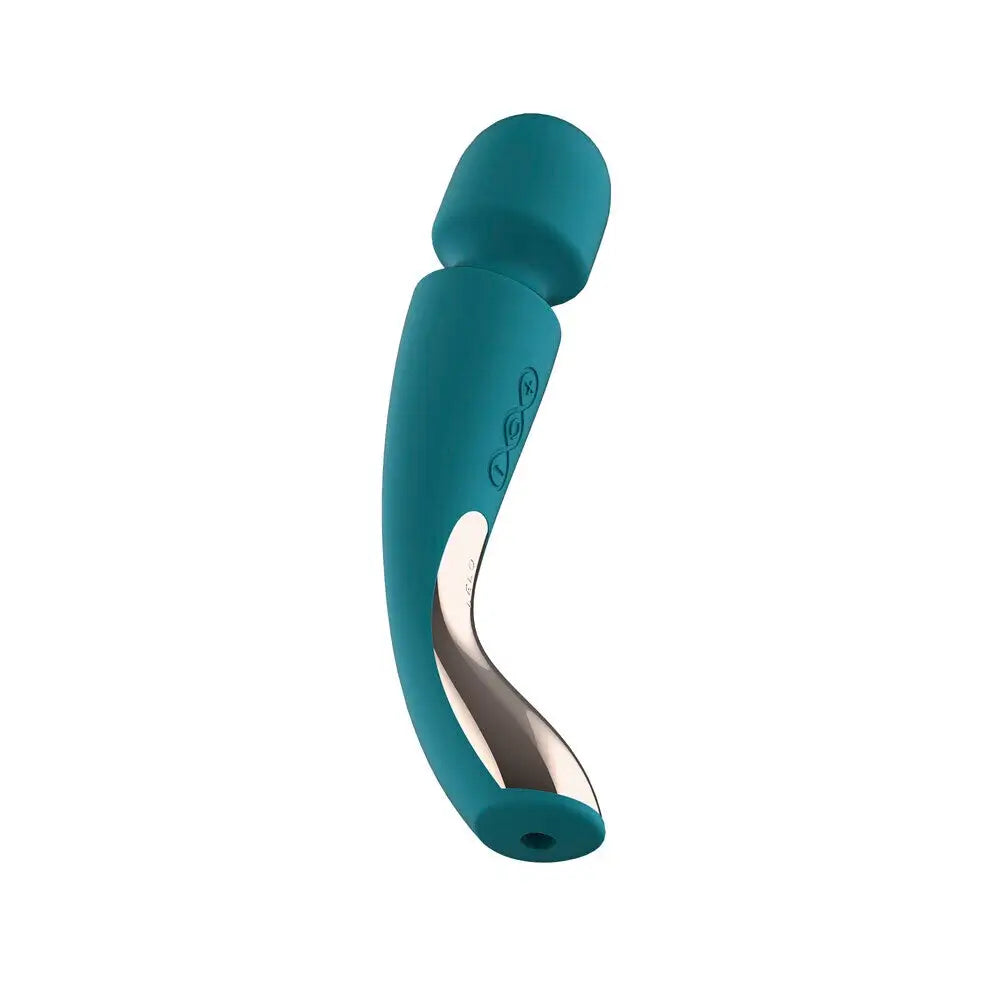 9-inch Lelo Silicone Blue Rechargeable Multi-speed Wand Massager - Peaches and Screams