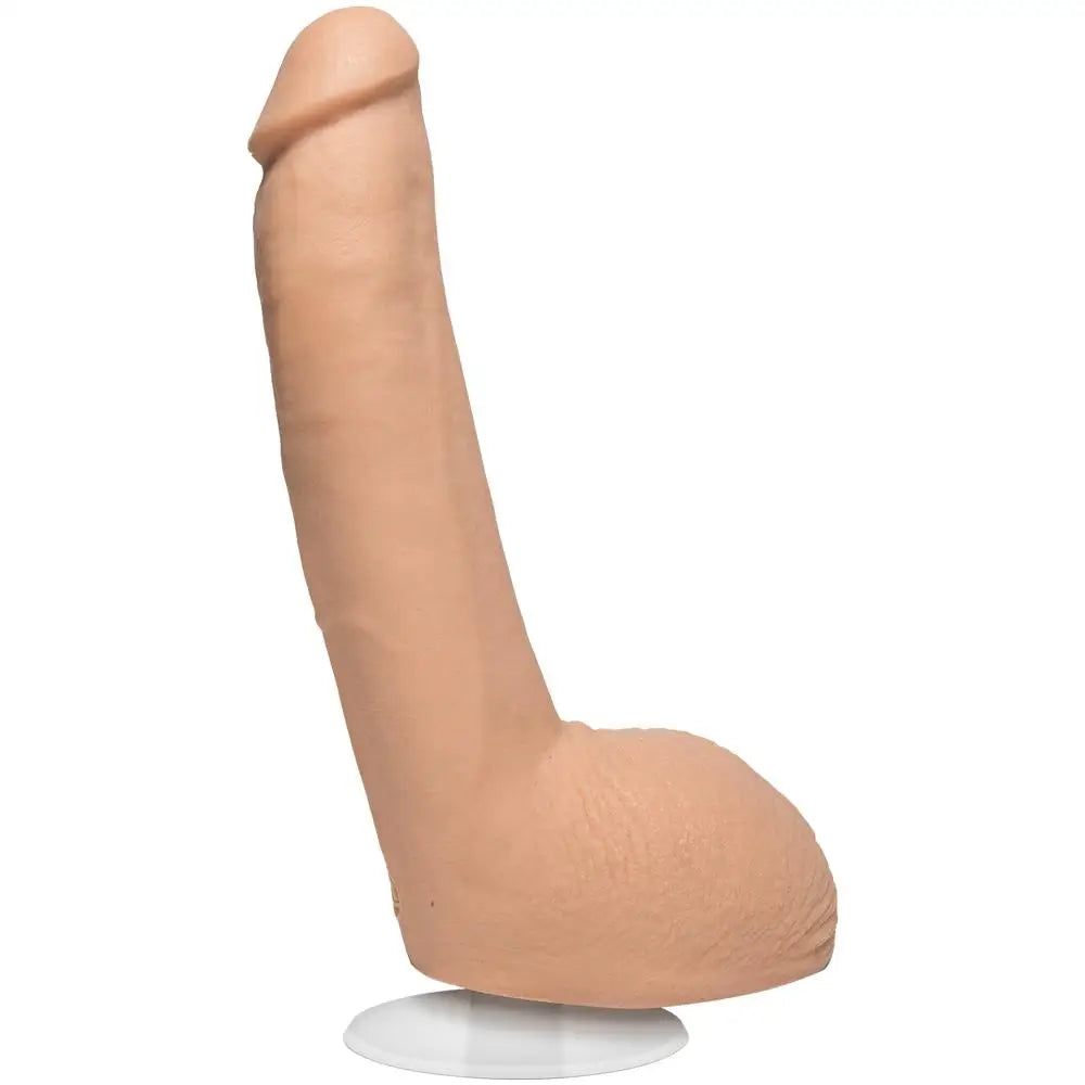 9-inch Realistic Feel Flesh Pink Large Penis Dildo with Suction Cup - Peaches and Screams