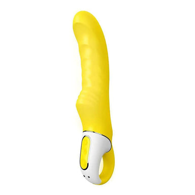 9-inch Satisfyer Pro Silicone Yellow Rechargeable G-spot Vibrator - Peaches and Screams