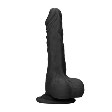 9-inch Shots Toys Large Black Realistic Dildo With Suction Cup - Peaches and Screams