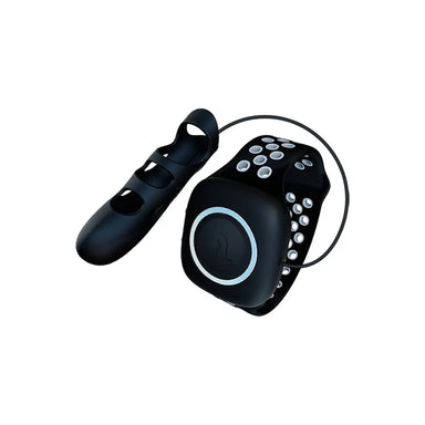 Adrien Lastic Silicone Black Rechargeable Mini Finger Vibrator - Peaches and Screams