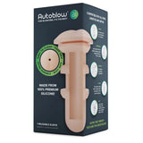 Autoblow silicone flesh pink anus sleeve male masturbator - peaches and screams