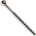 Beaded Stainless Steel Silver Bondage Urethral Sound For Him - Peaches and Screams