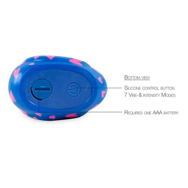 Big Teeze Blue Duckie Discreet Waterproof Clitoral Vibrator - Peaches and Screams