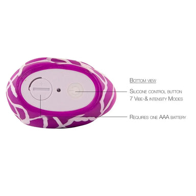 Big Teeze White And Purple Duckie Discreet Waterproof Clitoral Vibrator - Peaches Screams