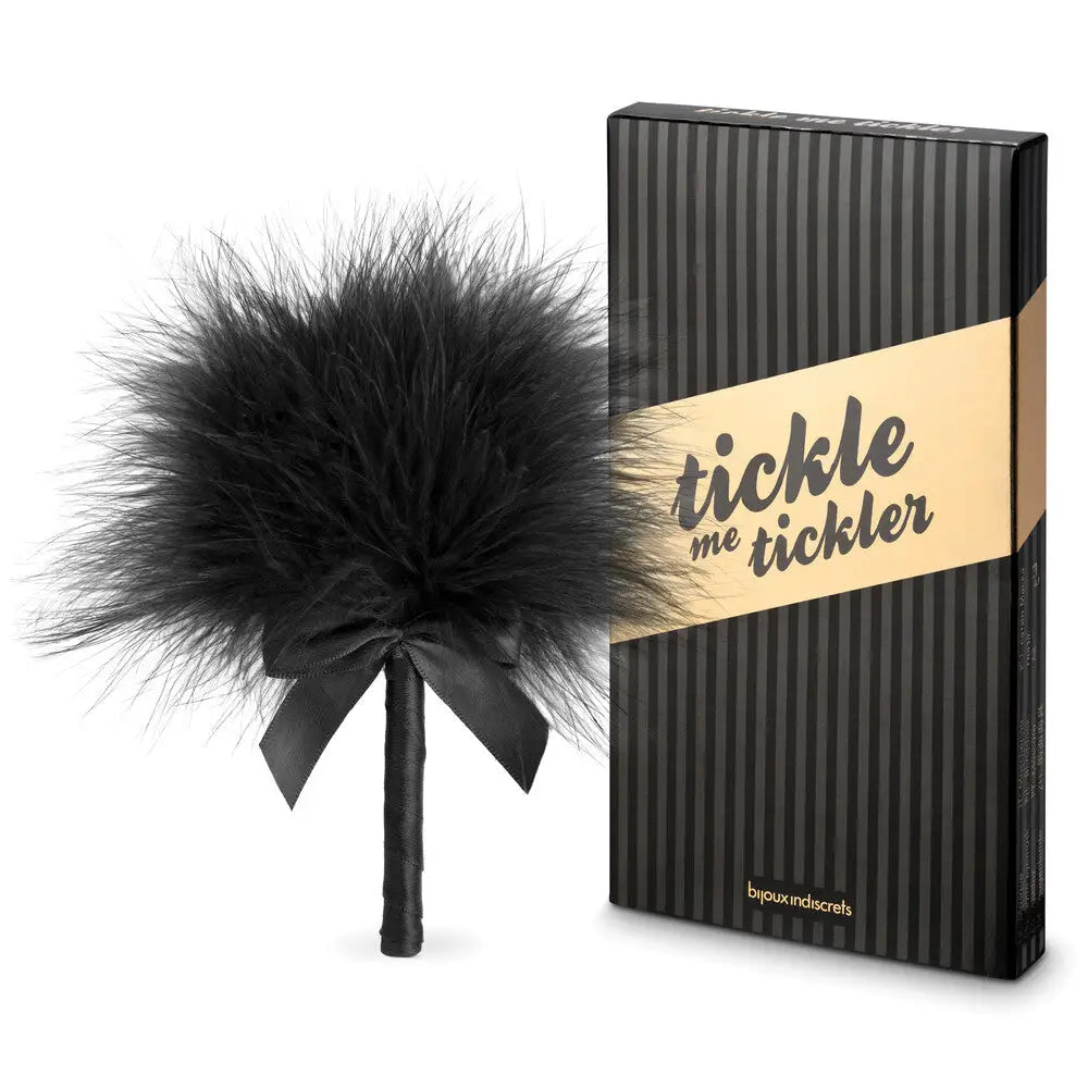 Bijoux Indiscrets Black Feather Tickler For Couples - Peaches and Screams