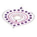 Bijoux Indiscrets Purple Flamboyant Rhinestone Body Jewellery - Peaches and Screams