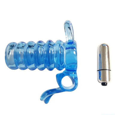 Bunny Ribbed Vibrating Cock Sleeve And Ball Ring With Clit Stim - Peaches and Screams
