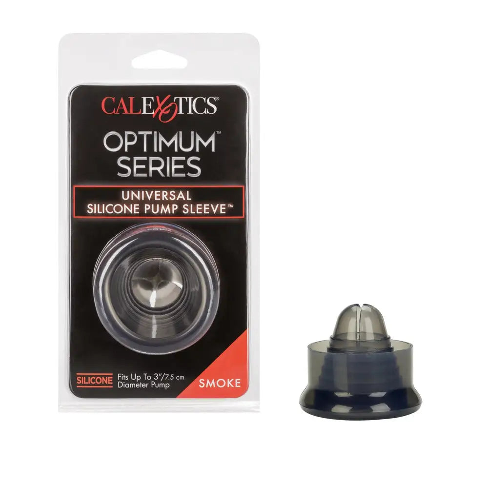 California exotic silicone black penis pump sleeve - peaches and screams