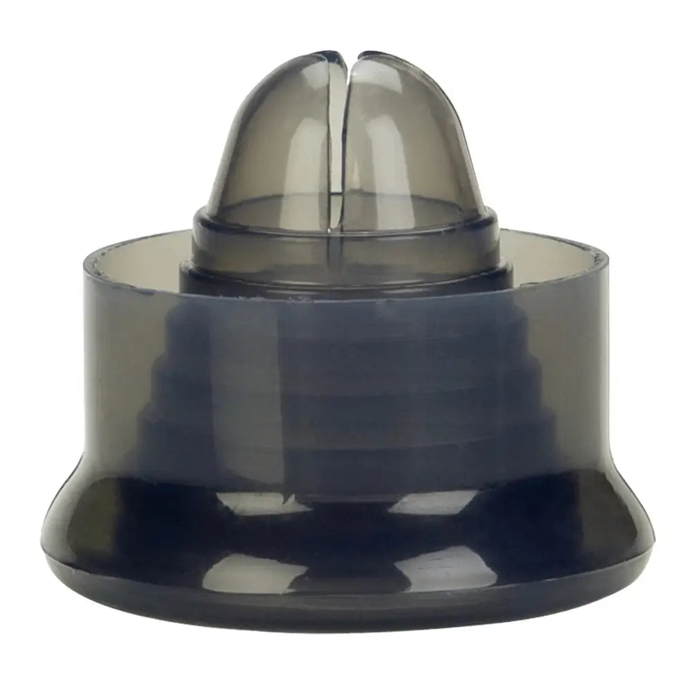 California exotic silicone black penis pump sleeve - peaches and screams