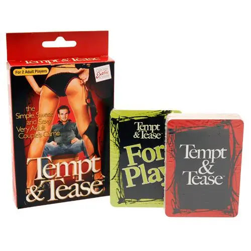 California Exotic Tempt And Tease Sexy Card Game For Couples - Peaches and Screams