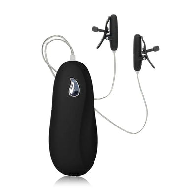 Colt Black Heated Vibrating Nipple Stimulators With Remote Control - Peaches and Screams