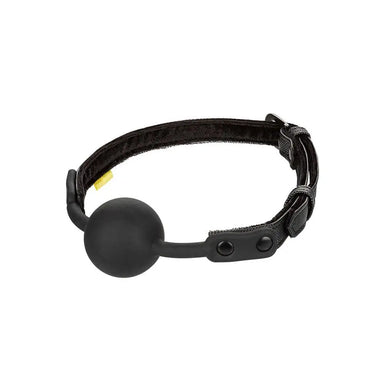 Colt Faux Leather Black Bondage Ball Gag For Bdsm Couples - Peaches and Screams