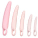 Colt Pink 5 - piece Silicone Gradual Dilator Kit With Finger Loops - Peaches and Screams