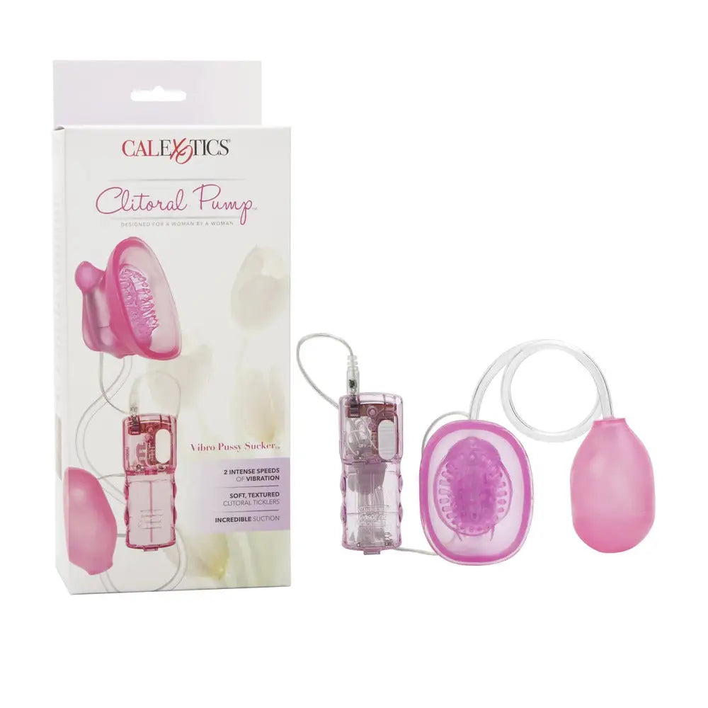 Colt Pink Wired Female Vibrating Pussy Sucker With Pump - Peaches and Screams