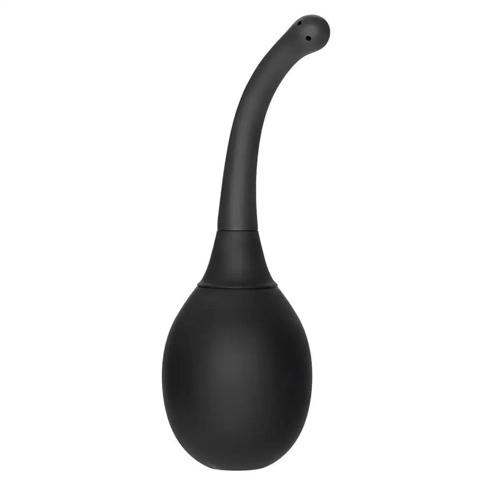Colt silicone black bendable bum anal douche 15.5 fl oz - peaches and screams