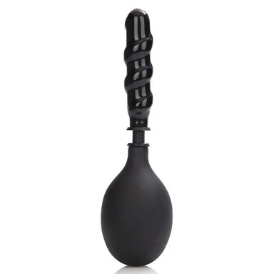 Colt Silicone Black Cleanser With Spiralled Probe Attachment - Peaches and Screams