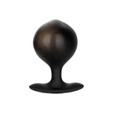 Colt silicone black weighted plumper inflatable butt plug - peaches and screams