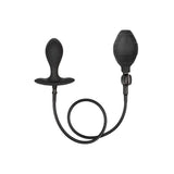 Colt silicone black weighted plumper inflatable butt plug - peaches and screams