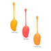Colt Silicone Orange Kegel Training Set With 3 Gradually Weighted Exercises - Peaches and Screams
