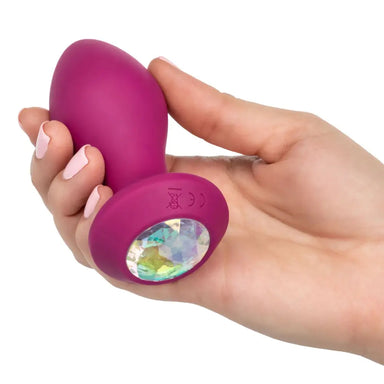 Colt Silicone Purple Rechargeable Medium Vibrating Butt Plug - Peaches and Screams