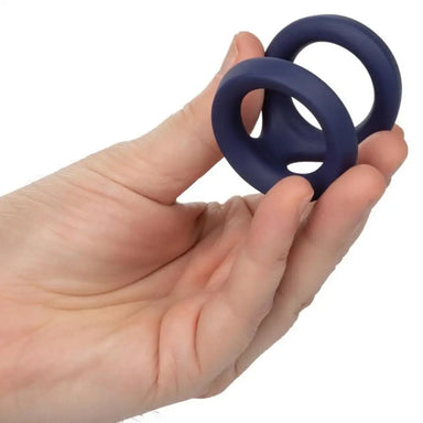 Colt Silicone Stretchy Black Ultra Soft Double Cock Ring - Peaches and Screams