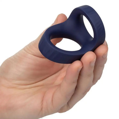 Colt Silicone Stretchy Black Ultra Soft Double Cock Ring For Men - Peaches and Screams