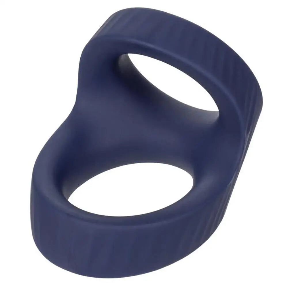 Colt Silicone Stretchy Black Ultra Soft Double Cock Ring For Men - Peaches and Screams