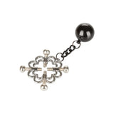 Colt stainless steel silver 4 point weighted nipple press - peaches and screams