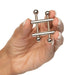 Colt Stainless Steel Silver Adjustable Crossbar Nipple Vices - Peaches and Screams