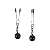 Colt stainless steel silver weighted tweezer nipple clamps - peaches and screams