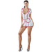 Cottelli Costumes White And Red Nurses Dress With Zip - X Large - Peaches and Screams
