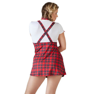 Cottelli Sexy Red And White Plus Size Schoolgirl Costume For Her - X Large - Peaches and Screams