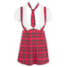 Cottelli Sexy Red And White Plus Size Schoolgirl Costume For Her - XXL - Peaches and Screams